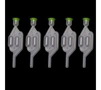 Pack Fermentation Preservation Airlock S Type Double Bubble Airlock for Fermentation Bucket Wine Sauerkraut Making