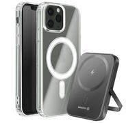 Pack for iPhone 11 Pro with Dual-Material Case and 5000 mAh External Battery