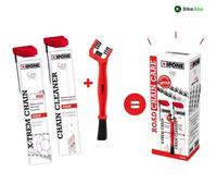 Pack Grease + Cleaner + Brush Motorcycle IPONE X-TREM CHAIN ROAD 750ml