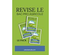 Pack Guide de révisions bac pro agricole Matières Générales 2026
