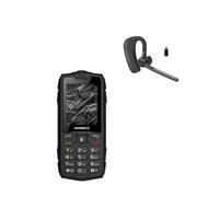 Pack Hammer Rock 2G + Cleyver Nomad UC IP68-certified rugged 2G phone, torch, rear camera and multipoint Bluetooth headset (30 m), ideal for talking