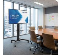 Pack iiyama LH5560UHS-B2AG 55-inch 4K Display + Vision VFM-F19 stand A package designed for professional 24/7 digital signage, featuring a 55-inch