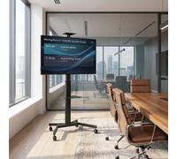 Pack iiyama ProLite LH4360UHS-B2AG 43-inch 4K Display + Vision VFM-F19 mobile stand A package designed for professional 24/7 digital signage,