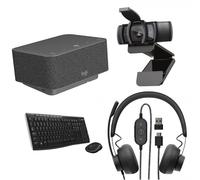 Pack Logitech Dock UC + C920E + Zone Wired + MK270 All-in-one individual collaboration solution for professionals.