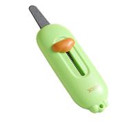 Pack/Mail Cutter Tool - OpenBust Compact | Portable Device for Cutting Cardboard | Key Ring with Retractable Safety for Desks, Storage, Handling