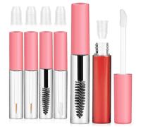 Pack Mascara Tubes with Wands, Empty Mascara Containers, Reusable and Refillable Eyeliner Bottles, Lip Gloss Tubes, Cosmetic Supplies