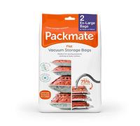 Pack Mate Flat Vacuum Storage Bag Set, Black Leaf, Extra Large, 2 Pack