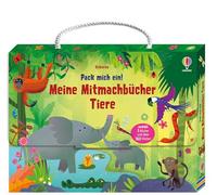 Pack mich ein! Meine Mitmachbücher: Tiere: Koffer mit drei Mitmachbüchern zum Thema Tiere - ausmalen, stickern und rätseln - mit über 160 Stickern - ab 3 Jahren