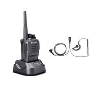 Pack Midland G15 Pro + Ear hook Unlicensed, robust and waterproof walkie-talkie, ideal for off-road activities, with hook earpiece and PTT for easy