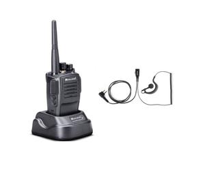 Pack Midland G15 Pro + Ear hook Unlicensed, robust and waterproof walkie-talkie, ideal for off-road activities, with hook earpiece and PTT for easy