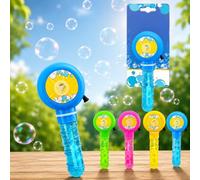 Pack Mini Bubble Fan Wands for Themed Birthday, Wedding, Bubble Maker Toys for Kids, Summer Gifts Bubbles Fun Toys