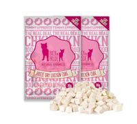 PACK’N PRIDE Freeze Dried Cat Treats, 2 Pack*30g Cat Snacks for Indoor Cats, with Pure Chicken Breast Meat, Low-Fat and High in Protein