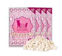 PACK’N PRIDE Freeze Dried Cat Treats, 4 Pack*30g=120g for Indoor Cats with Natural Chicken Breast Meat, Grain-Free, Low-fat Cat Snacks