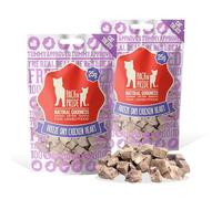 PACK’N PRIDE Freeze Dried Cat Treats, 50g Chicken Hearts for Indoor Cats, Natural & Healthy | No Artificial Colors | High in Protein & Low in Fat