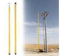 Pack of 1/2/3 Adjustable Tree Height Measuring Tool, Epoxy Insulated Pole Measurement, Substation/Forestry/Power Utility Work Height Measuring Stick(2 Pieces,1500cm/49.2ft)