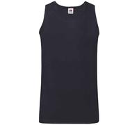 Pack of 1/3/5 Fruit of the Loom Plain Athletic Vest 100% Cotton - S-2XL