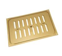 Pack Of 1 Aluminium Gold Hit And Miss Louvre Vent Ventilation Cover 9 X 6 Inch