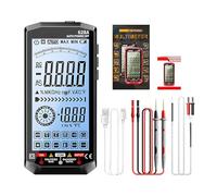 Pack of 1 Auto Ranging Advanced Digital Multimeter with Large Backlit Display and Rechargeable Battery for Professional Electrical Testing Burn Proof