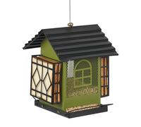 Pack of 1 Bird Attracting Metal Supplier for Outdoor Garden Deck with Large Capacity Permanent Construction Backyard