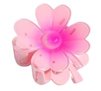 Pack of 1 Four Leaf Clover Hair Clips Women, Hawaiian Claw Clip, Non-Slip Hair Clip, Hair Jaw Clips, Strong Hold, Claw Clips, Hair Styling Accessories, Party, Beach, Pool, Holiday, Rose Red