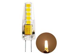 Pack of 1 G4 LED bulbs, 300 lm, 3 W replaces 30 W halogen bulbs, warm white 3000 K, non-dimmable, AC/DC 12 V, G4 LED energy-saving light bulb.