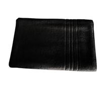 Pack of 1 Large Jumbo Bath Sheet 100% Egyptian Combed Cotton Big Beautiful Extra Large Bath Sheet Towels 100x200 cm (BLACK)