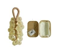 Pack of 1 Long Use Fruit Scented Transparent Grape Cluster Soap Gift Set for Refreshing Bath Plant Soap