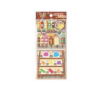 Pack of 1 Multipurpose Bubble Sticker Holder Double Layer Design for Educational and Recreational Use Bubble Storage Sticker