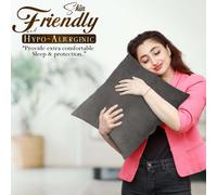 (Pack of 1, Plain Grey Cushions) Velvet Cushion Covers Soft Luxury Embossed Stripe Quilted Cushions Pack of 1,2 & 4