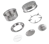 Pack of 1 Renewable Resource Combustion Stove for Backpackers Utilizes Accumulated Sprays Eliminating Heavy Coal Canisters Stainless Steel Wood Burning Portable Outdoor Cooking Stove with Storage Bag