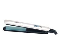 (Pack Of 1) Shine Therapy Advanced Ceramic Hair Straighteners with Morrocan Argan Oil for Improved Shine - S8500, Black/White