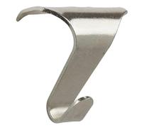 (PACK OF 1) Taskar Large Chrome Picture Rail Hooks For Picture Hanging