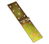 Pack of 1 x 200 mm Backflap Hinge Galvanised, Steel Back Flap Hinges, Weather Resistant, Rust Corrosion Proof, Strap Hinges Ideal for Indoor or Outdoor Use On Gates, Sheds, Gazebos, Wardrobes, Chests