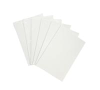 Pack of 10 15x20cm Blank White Flat Stretched Board Art Canvases by Janrax