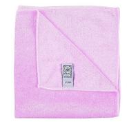 Pack of 10 16" x 16" Washable & Heavyweight Microtex Microfibre Cleaning Cloth. Ideal to use on all Household & Workplace Cleaning (Pink)