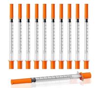 Pack Of 10 - 1ml Plastic Dispensing Measuring Tools, Individually Sealed, 30G, 8mm Precision, Multi-Purpose for Liquid Transfer, Pet Liquid Feeding, Laboratory Accessories & Cake Decorating