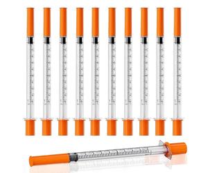 Pack Of 10 - 1ml Plastic Dispensing Measuring Tools, Individually Sealed, 30G, 8mm Precision, Multi-Purpose for Liquid Transfer, Pet Liquid Feeding, Laboratory Accessories & Cake Decorating