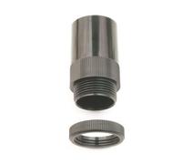 Pack of 10 20mm PVC Conduit ADAPTORS Male Thread and Lock-Ring (Black, 25MM)