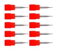 Pack of 10 3Cutting Edges Mill for Aluminum Efficient and Long Last Use Round Shanks Cutter Aluminum Milling Cutter
