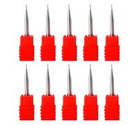 Pack Of 10 3Cutting Edges Mill For Aluminum Efficient And Long Last Use Round Shanks Cutter End Mill