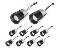 JOYINLED Pack of 10 3W Mini Led Recessed Ceiling Spot Light Black Kit for Cree Led 3000K + Driver Open Hole 28mm