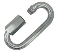 (Pack Of 10) 4mm Bzp Steel Quick Link Chain Repair Connecting Link