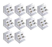 Pack of 10 90 Degree Tile Clip Tile Fastening Clamps Tile Connector for Stable Connection in Indoor & Outdoor Setting