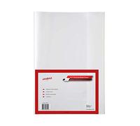 Pack of 10 9x7 Inch Clear Exercise Book Covers by Janrax - Notbook, School, University, Office Supplies