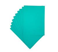 Pack of 10 A4 Aqua Green Coloured EVA Foam Sheets
