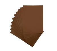 Pack of 10 A4 Brown Coloured EVA Foam Sheets