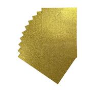 Pack of 10 A4 Gold Glitter EVA Foam Sheets