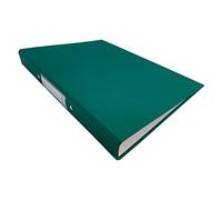 Pack of 10 A4 Green Paper Over Board Ring Binders by Janrax