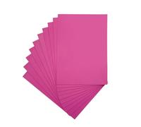 Pack of 10 A4 Hot Pink Coloured EVA Foam Sheets