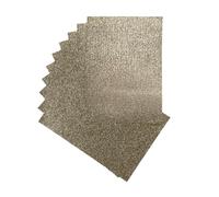 Pack of 10 A4 Light Gold Glitter EVA Foam Sheets